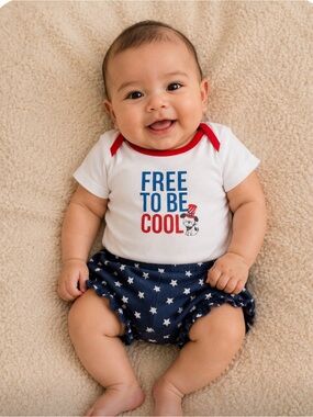 Quiltex 3 Piece Patriotic Outfit